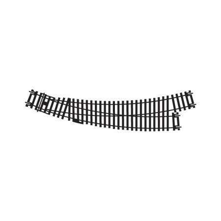 DESVIO CURVO IZQUIERDA MANUAL HORNBY R8074 ESCALA  H0