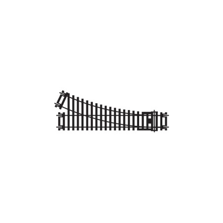 DESVIO DERECHA MANUAL HORNBY  R8073 ESCALA  H0