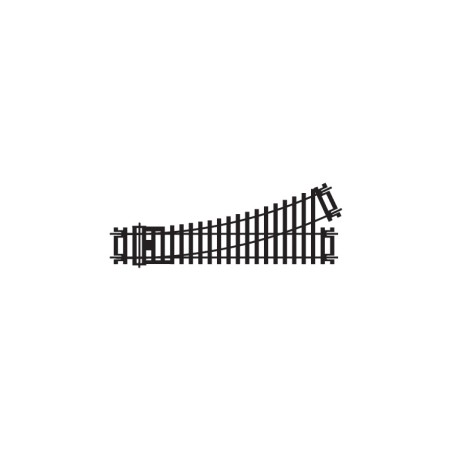 DESVIO MANUAL IZQUIERDO HORNBY R8072 ESCALA  H0