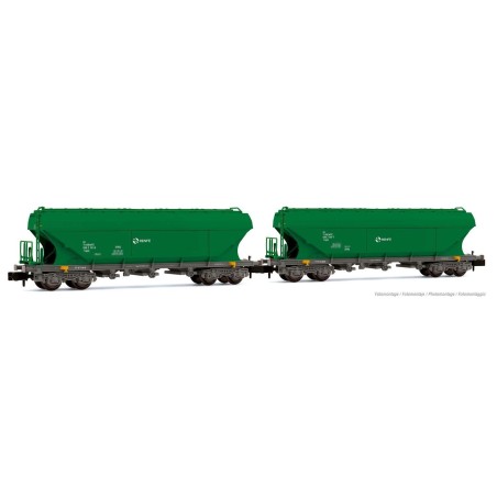 SET 2 VAGONES TOLVA RENFE ARNOLD HN6506 ESCALA N