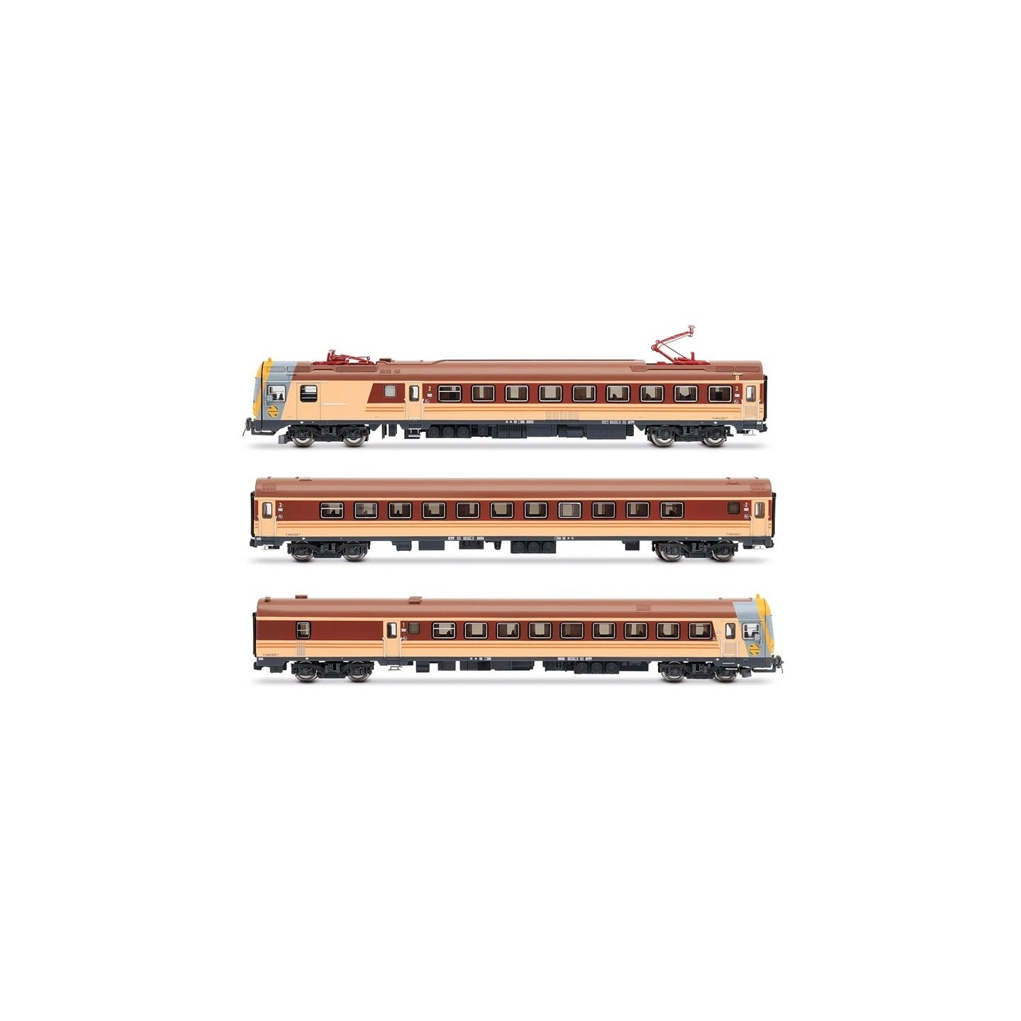 AUTOMOTOR ELECTRICO 444-500 RENFE DECORACION \"ESTRELLA\" C/SONIDO ARNOLD HN2617S ESCALA N