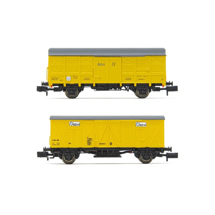 SET 2 VAGONES J2 Y J3 AZVI ARNOLD HN6517 ESCALA N