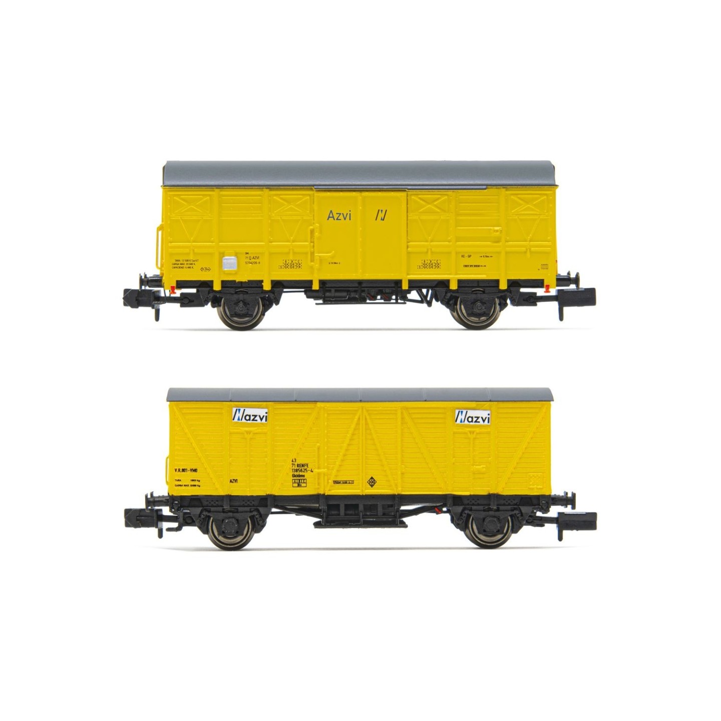 SET 2 VAGONES J2 Y J3 AZVI ARNOLD HN6517 ESCALA N