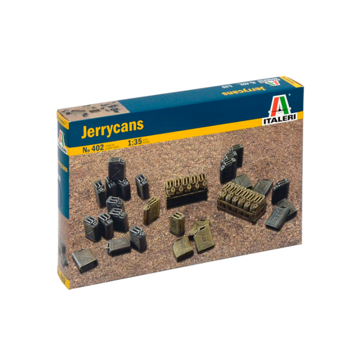 GARRAFAS Y BIDONES ITALERI 402 ESCALA 1/35