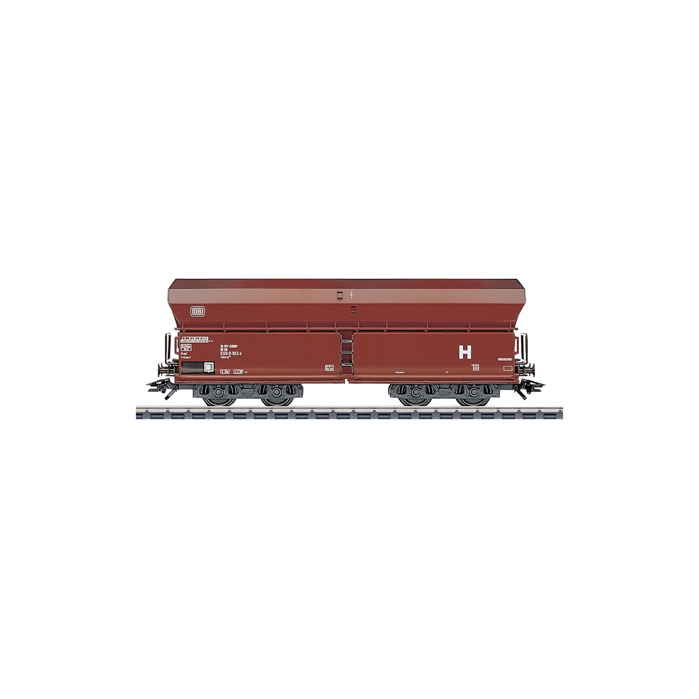 VAGON AUTODESCARGABLE DE MINERAL MARKLIN 4624 ESCALA H0
