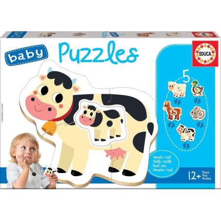 PUZZLE BABY VACA EDUCA 17574