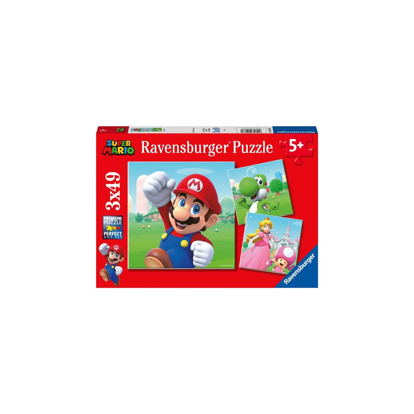 PUZZLE SUPER MARIO 3X49 RAVENSBURGUER 51861
