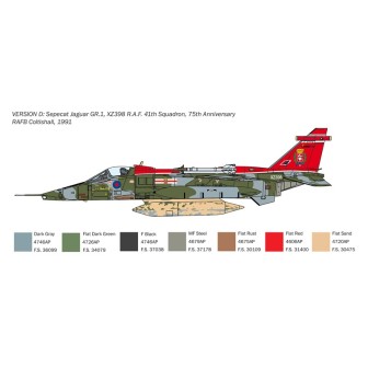 JAGUAR GR.1/GR.3 R.A.F ITALERI 1/72