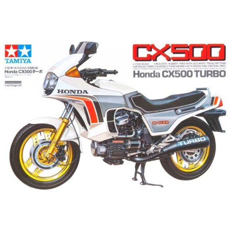 HONDA CX500 TURBO TAMIYA 14016 ESCALA 1/12