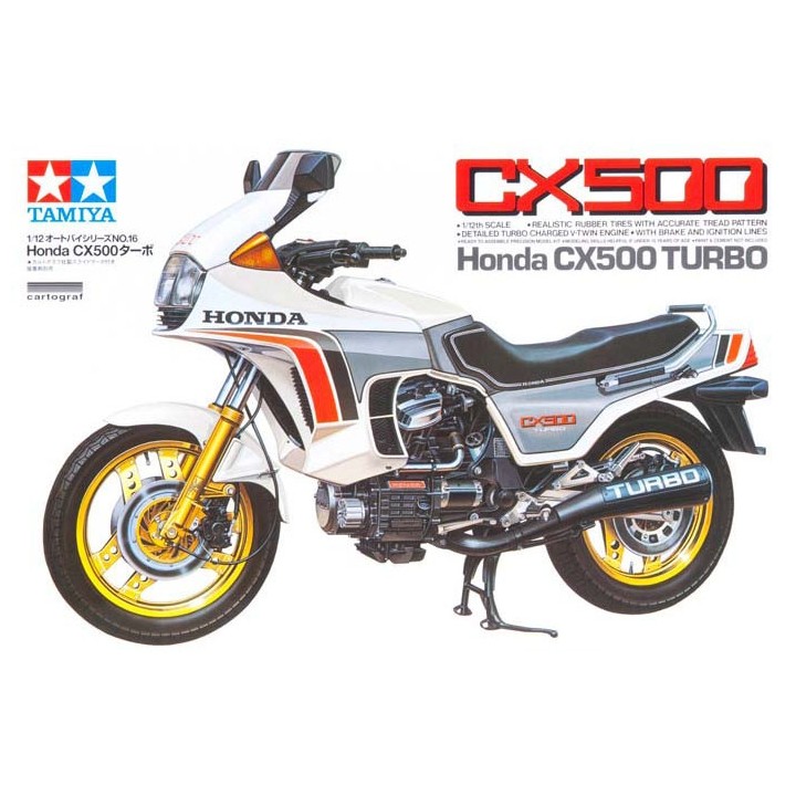 HONDA CX500 TURBO TAMIYA 14016 ESCALA 1/12