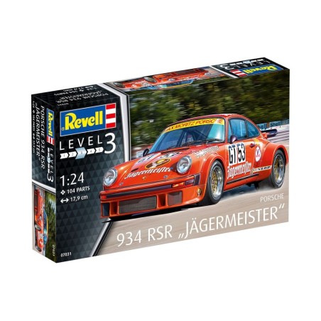 KIT PORSCHE 934 RSR JAGERMEISTER REVELL 05669 ESCALA 1/24