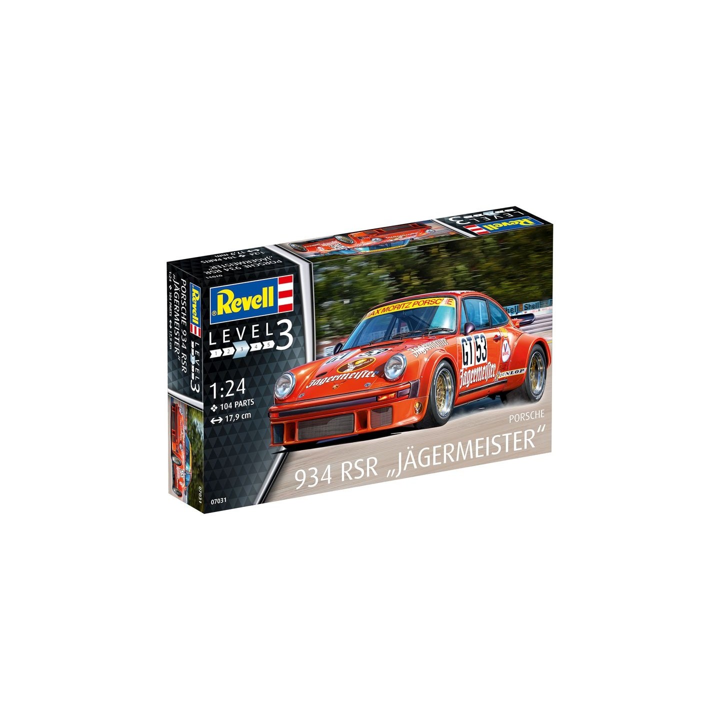 KIT PORSCHE 934 RSR JAGERMEISTER REVELL 05669 ESCALA 1/24
