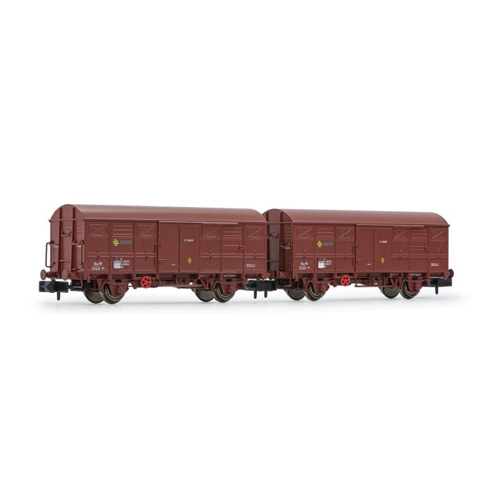 SET 2 VAGONES RENFE CERRADOS ORE ARNOLD HN6523 ESCALA N