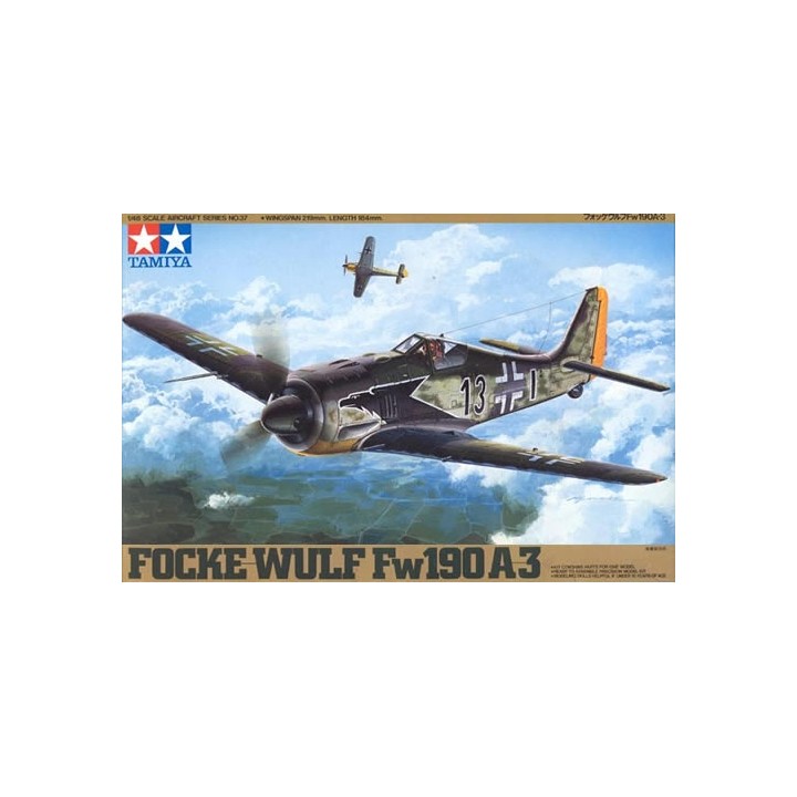 FOCKE WULF Fw190 A3 TAMIYA 61037 ESCALA 1/48