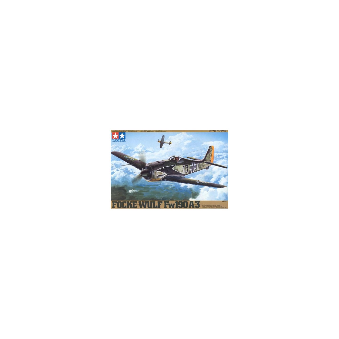 FOCKE WULF Fw190 A3 TAMIYA 61037 ESCALA 1/48