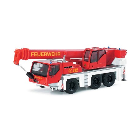 LIEBHER CRANE LTM 1045 BOMBEROS HERPA 150972 ESCALA 1/87