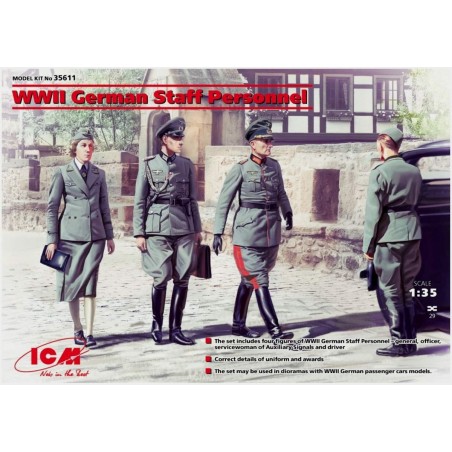 GERMAN STAFF PERSONNEL WWII ICM 1/35