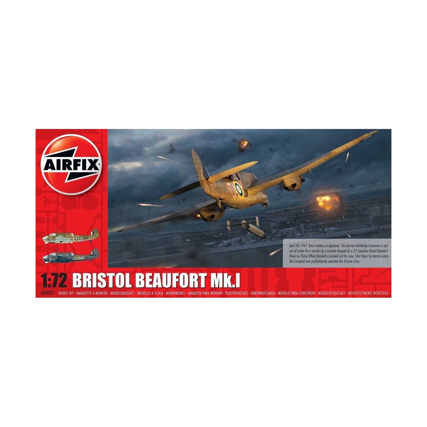 BRISTOL BEAUFORT MK.1 AIRFIX 1/72