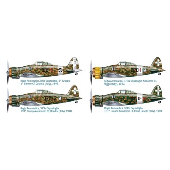 MACCHI MC 200 SAETTA 2a SERIE ITALERI 1/48
