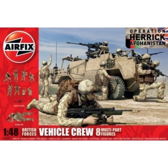 BRITISH FORCES VEHICLE CREW AFGANISTAN AIRFIX 1/48