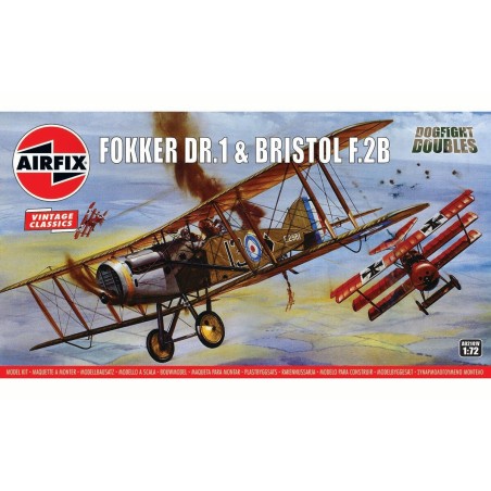 FOKKER DR1 Y BRISTOL F.2B AIRFIX 1/72