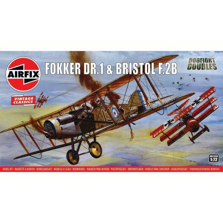 FOKKER DR1 Y BRISTOL F.2B AIRFIX 1/72