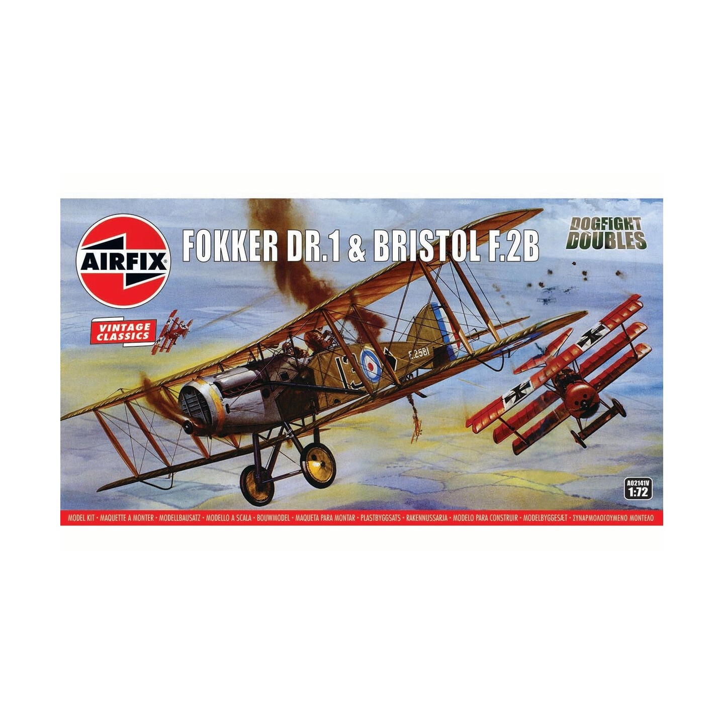 FOKKER DR1 Y BRISTOL F.2B AIRFIX 1/72