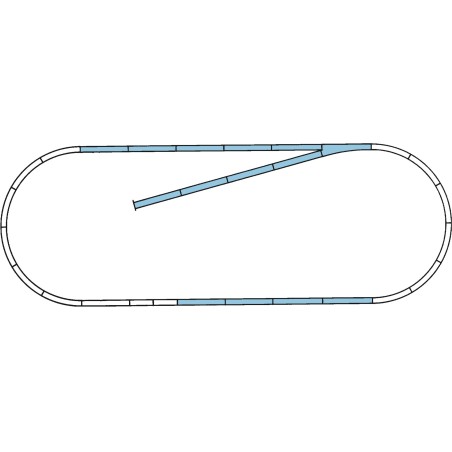 SET VIAS B ROCO 42010 ESCALA  H0