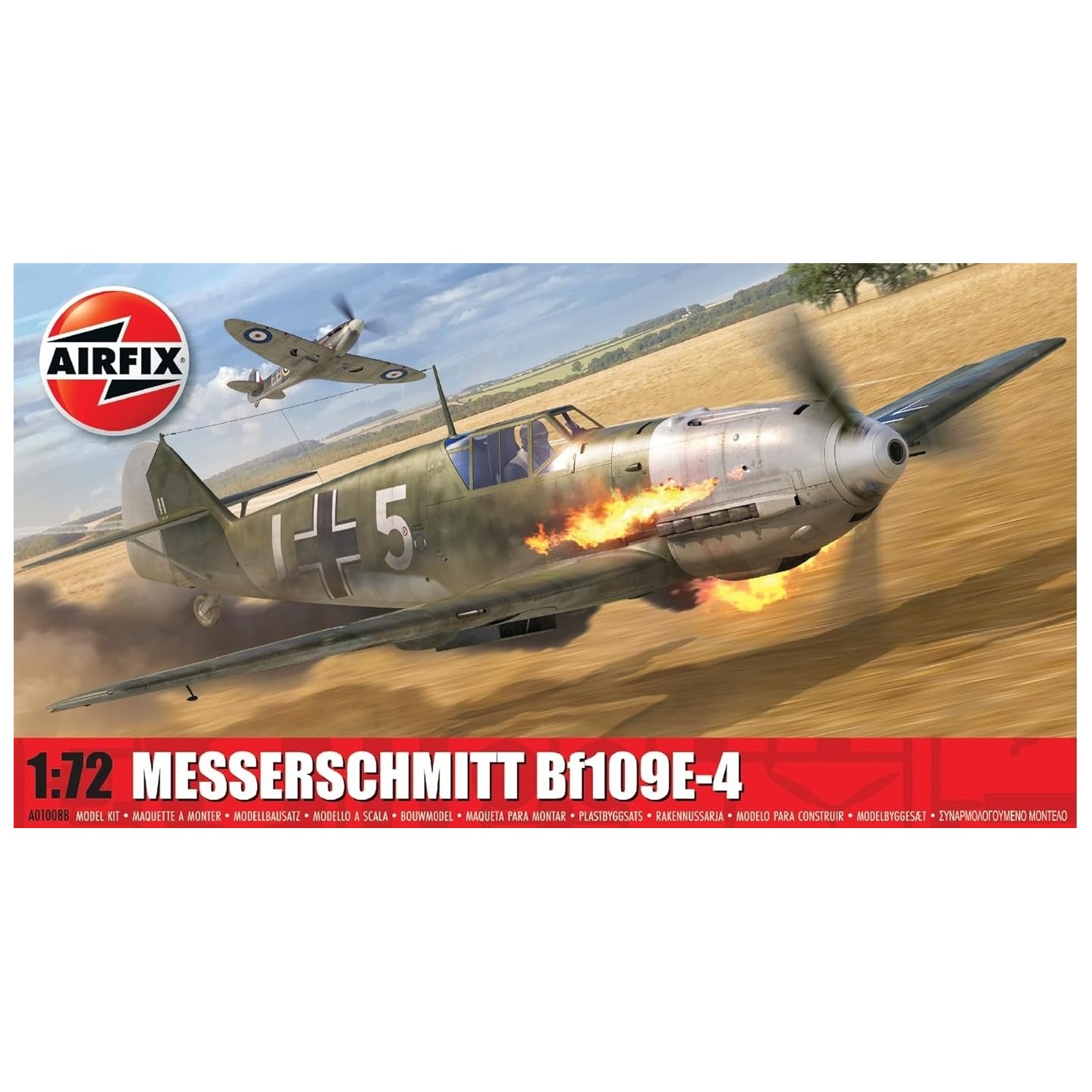 MESSERCHMITT Bf109E-4 AIRFIX A010088 ESCALA 1/72