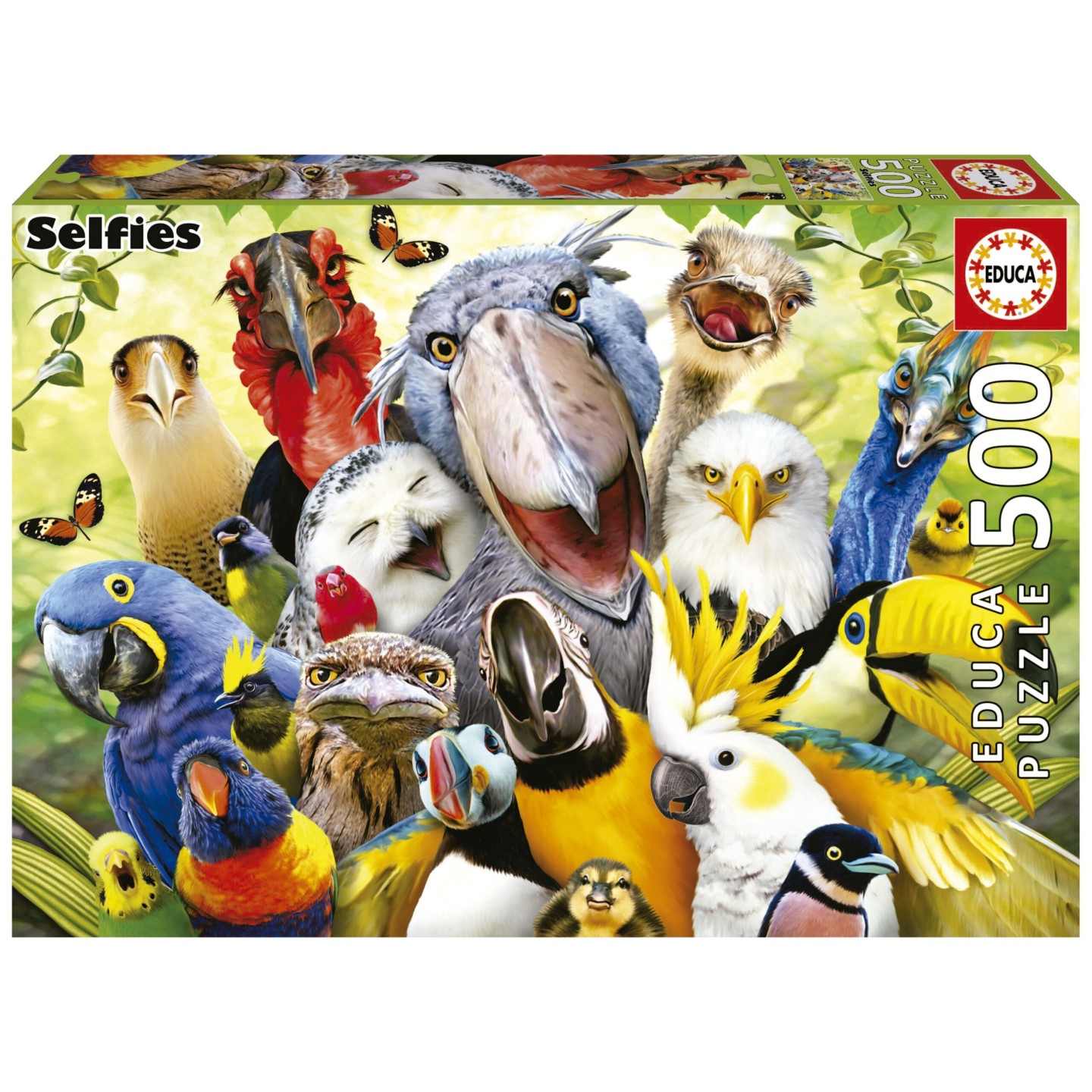 PUZZLE PAJAROS 500 EDUCA 19622