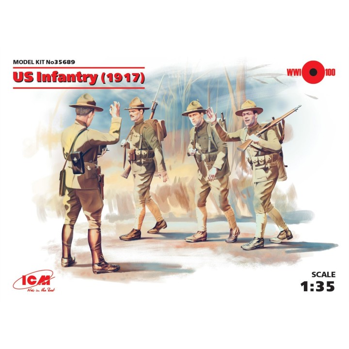 U.S. INFANTRY 1917 ICM 1/35