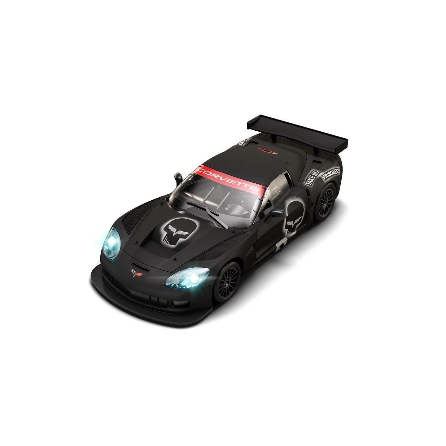 CORVETTE C6R-SKULL SCALEXTRIC ORIGINAL 10431S300  1/32