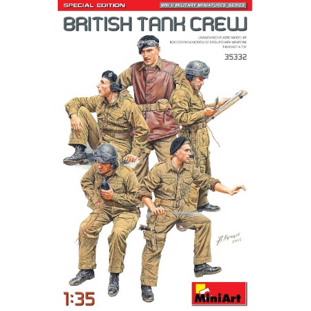 BRITISH TANK CREW MINIART 1/35