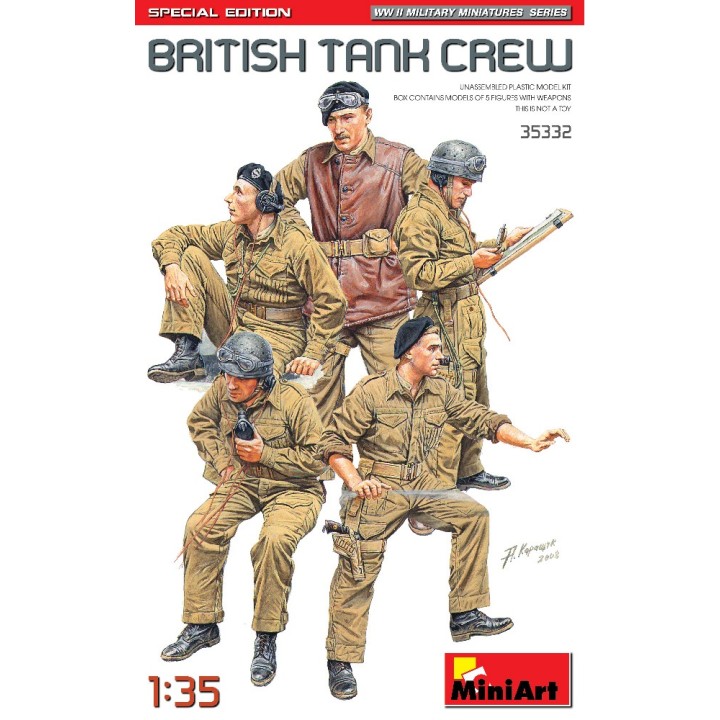 BRITISH TANK CREW MINIART 1/35