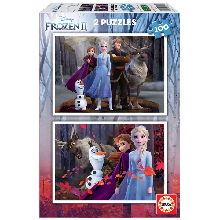 PUZZLE FROZEN II 2X100 EDUCA 18111