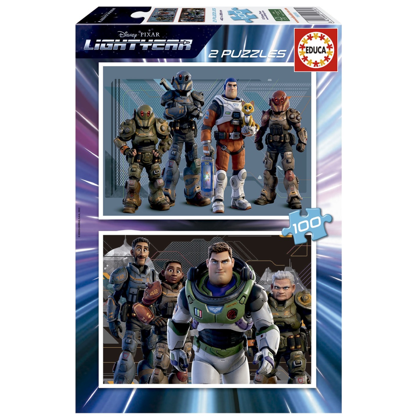 PUZZLE LIGHTEAR 2X100 EDUCA 19316