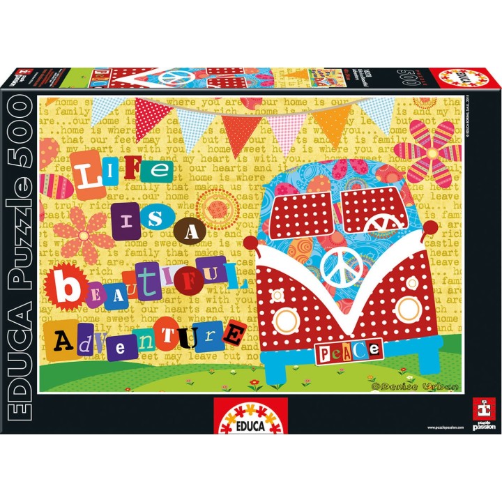 PUZZLE LIFE IS A BEAUTIFUL 500 EDUCA 16278