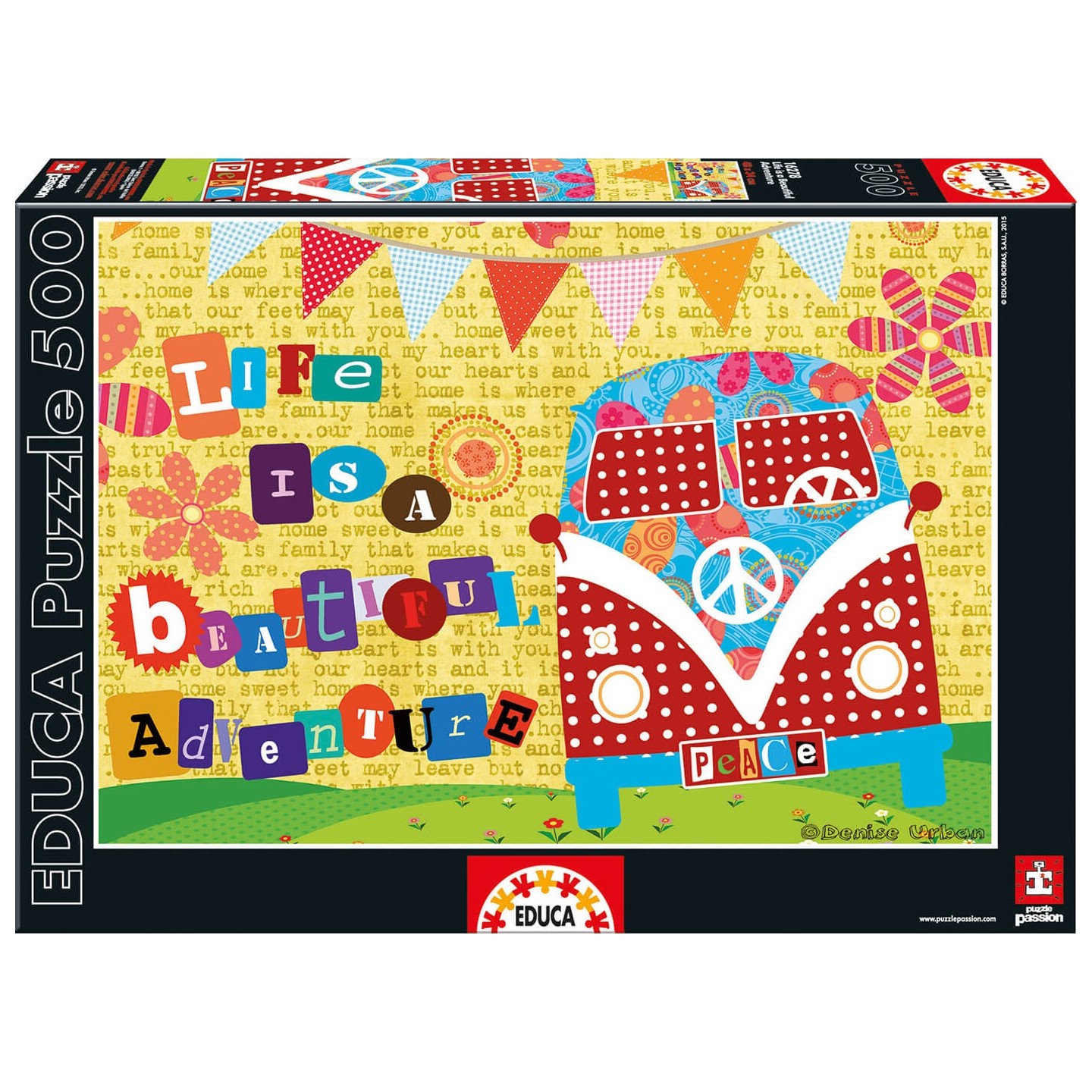 PUZZLE LIFE IS A BEAUTIFUL 500 EDUCA 16278