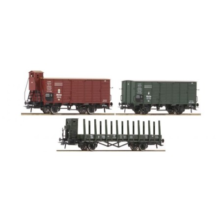 SET 3 VAGONES ROCO 76094 ESCALA H0