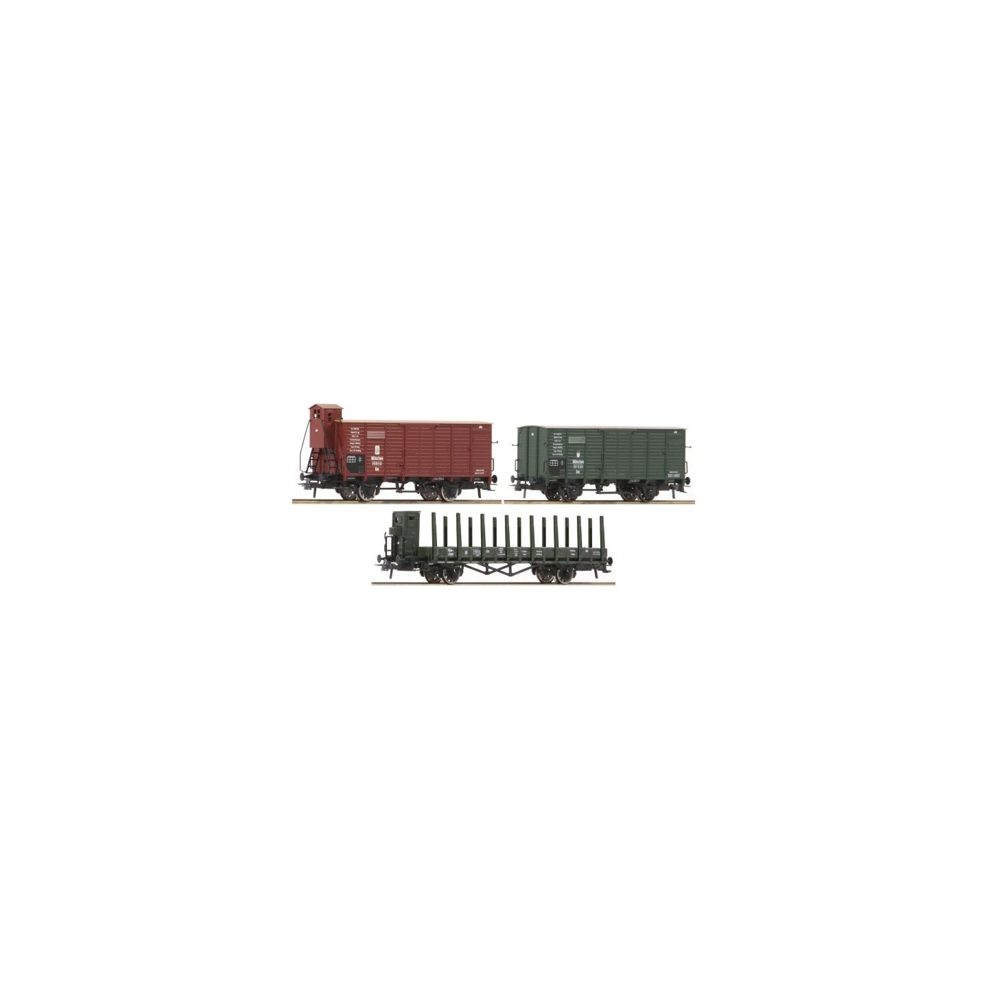 SET 3 VAGONES ROCO 76094 ESCALA H0