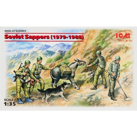 SOVIET AFGAN WAR SAPPERS ICM 1/35