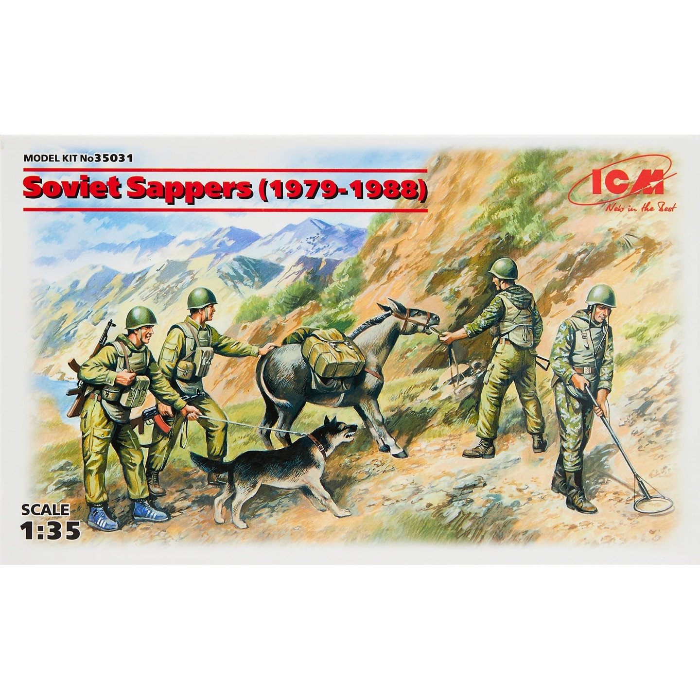 SOVIET AFGAN WAR SAPPERS ICM 1/35