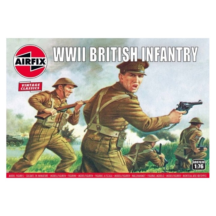 BRITISH INFANTERY WWII AIRFIX 1/76