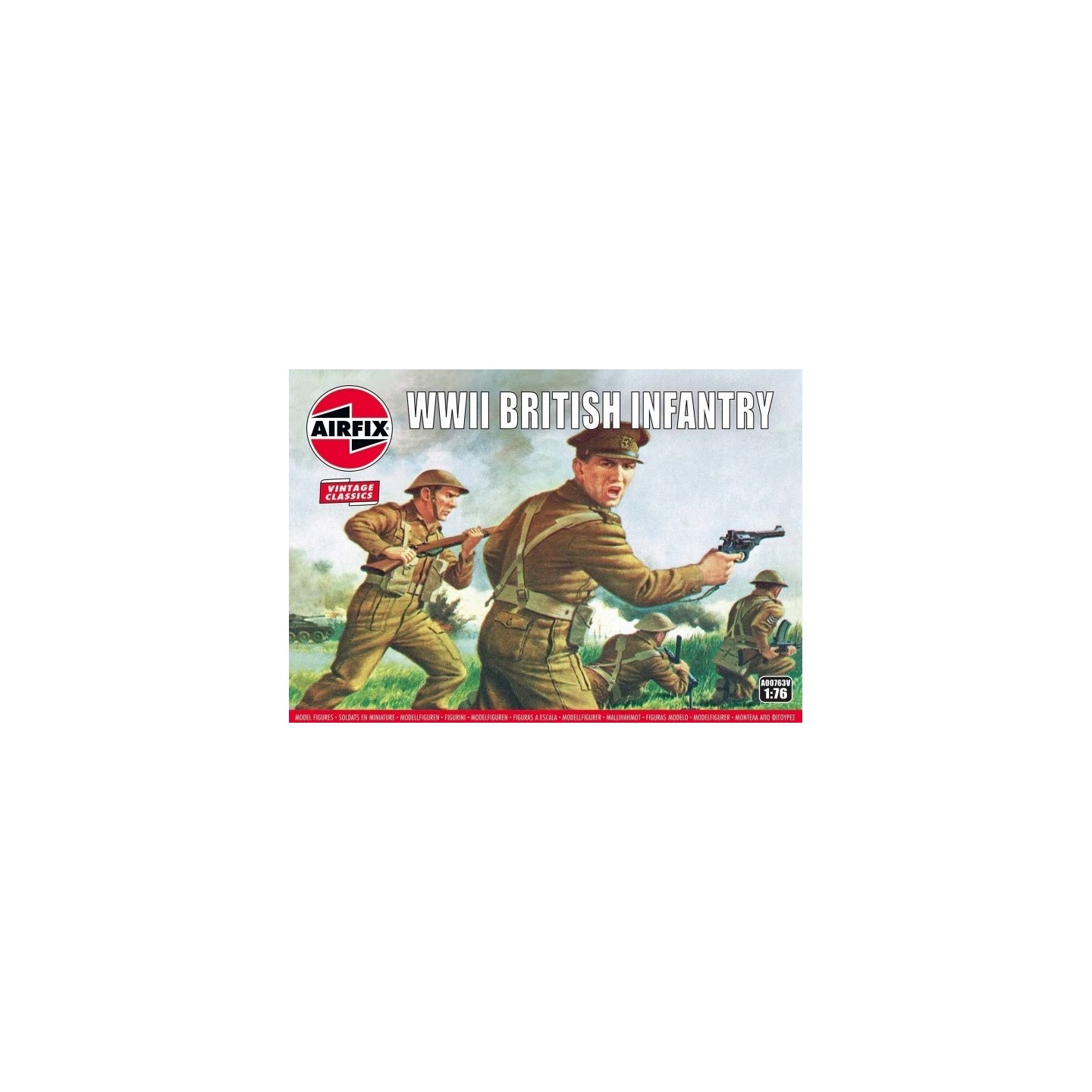 BRITISH INFANTERY WWII AIRFIX 1/76
