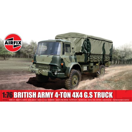 CAMION BRITISH ARMY 4-TON 4x4 GS TRUCK AIRFIX A02326A ESCALA 1/76