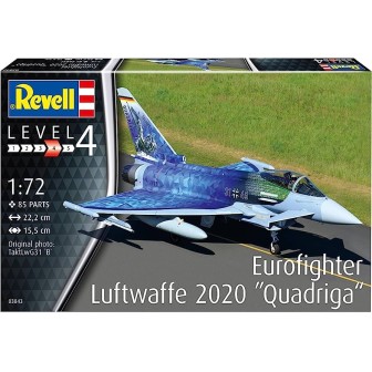 EUROFIGHTER LUTWAFFE 2020 QUADRIGA" REVELL 1/72"