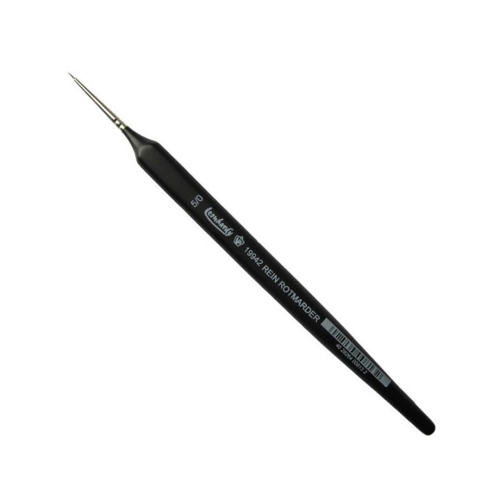 PINCEL MARTA ROJA MANGO TRIANGULAR Nº 5/0