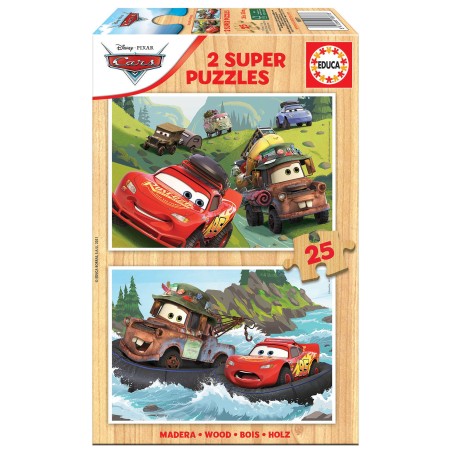 PUZZLE CARS 2X25 EDUCA 18877