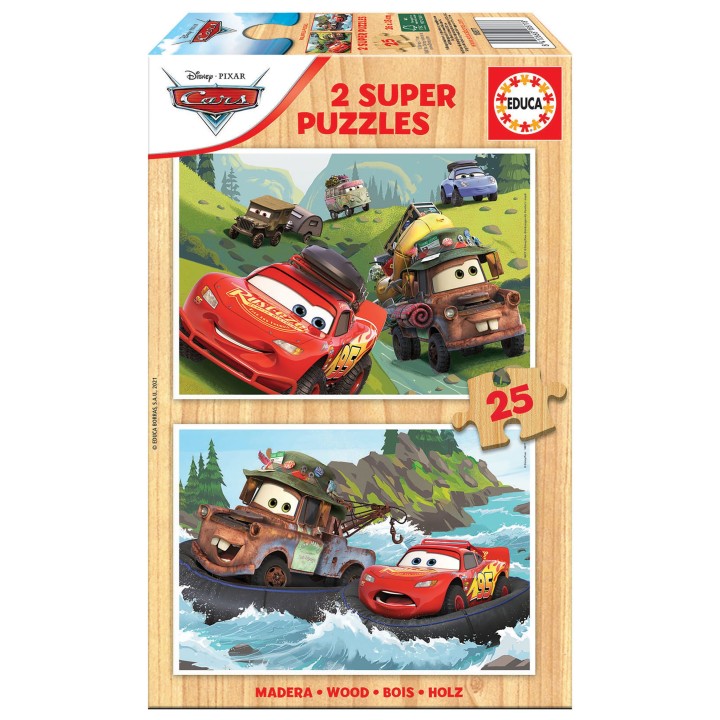 PUZZLE CARS 2X25 EDUCA 18877