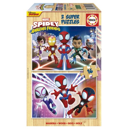 PUZZLE SPIDEYY AMAZIN FRIEND 2X16 EDUCA 19579